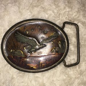 COPY - Vintage koleaco brass belt buckle